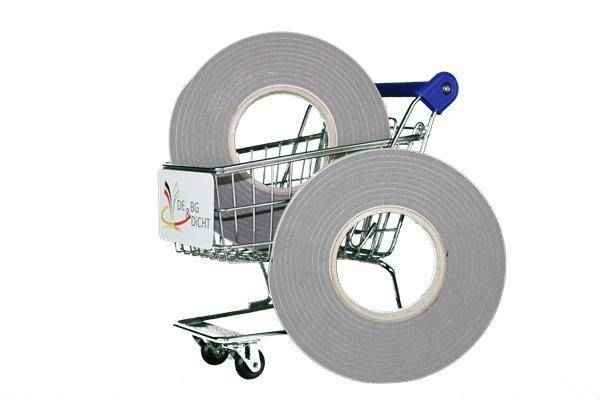 Fugendichtband 75/2-3 mm, grau, 20 m