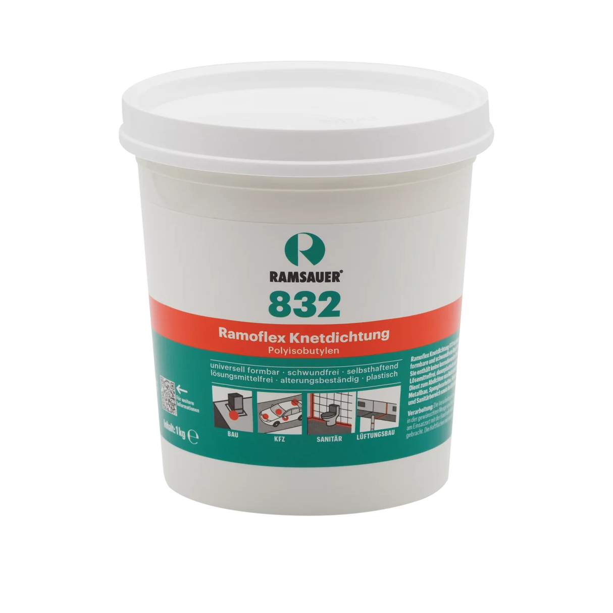 832-Ramoflex-Knetdichtung-1kg-Eimer