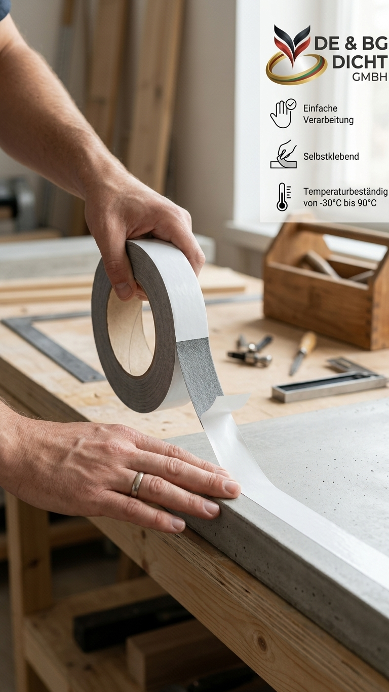 Joint sealing tape 30/10-25 mm, grey, 4m