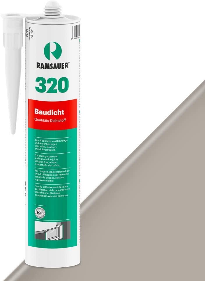 Baudicht 320 Kieselgrau